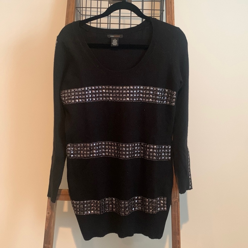 BCBG Embellished Sweater